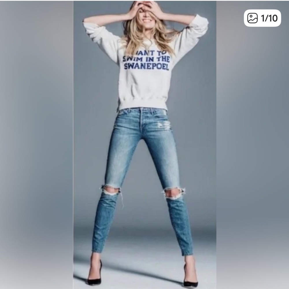 MOTHER Light Blue Skinny Jeans